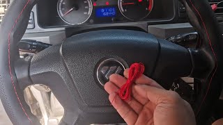 STEERING WHEEL COVER STITCH TYPE [upl. by Lenhart274]