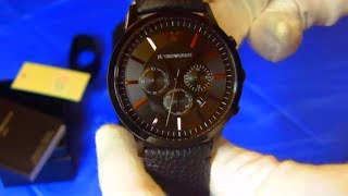 Unboxing Armani Watch AR2461 Original [upl. by Ariamo]