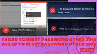 FAILED TO RESET PASSWORD OTHER 2015  FAILED TO RESET PASSWORD OTHER 2015 FAILED TO RESET PASSWOR [upl. by Arah820]