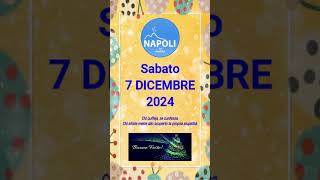 Calendario Napoletano  07 Dicembre 2024 shorts [upl. by Pearline]