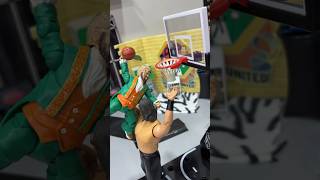 HORNSWOGGLE DUNKING ON GREAT KHALI WWE FIGURES [upl. by Anirbys]