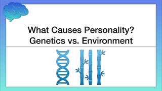 What Causes our Personality Genetics vs Environment [upl. by Ahsinroc]