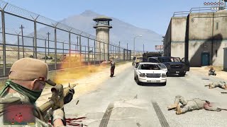 GTA 5 RDE 401  Prison Rampage  Ten Star Escape [upl. by Olrak]