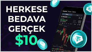 HERKESE BEDAVA ÇEKİLEBİLİR 10💸🎁 BYBİT BEDAVA 10 DAĞITIYOR👾 [upl. by Alac]