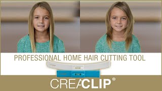 Professional Home Haircutting Tool  Original CreaClip  As seen on Shark Tank [upl. by Esiahc970]