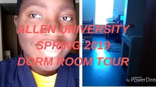 ALLEN UNIVERSITY DORM ROOM TOUR SPRING 2019 [upl. by Rehpotsirahc]