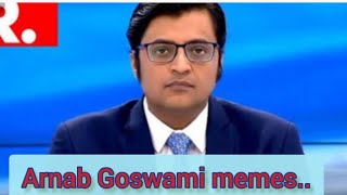 Arnab Goswami arrest meme  full on comedy Arnab Goswami insulting moments [upl. by Noell750]