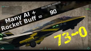 Rocket Pods Galore in Update 62  F35E Raw Gameplay [upl. by Morril]