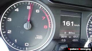 Audi A4 B8 20 TFSI Quattro Stronic acceleration 0100 0150 0160  Spalacz Benzyny [upl. by Kelcy70]