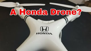 Surprise UnBoxing A HONDA Quad Copter Drone Aerial Camera DJI Phantom Clone [upl. by Isak592]