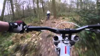 Eckington woods 26 03 16 Downhillfreeride [upl. by Ainehs]