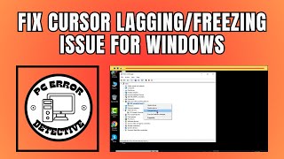 How to Fix Cursor LaggingFreezing Issue For Windows 10 [upl. by Olim829]