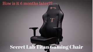 6 Months Later  Secret Lab Titan Gaming Chair Review  Armrest Fix amp Noise [upl. by Gussie795]