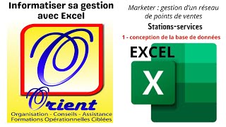 Informatiser sa gestion avec Excel  Gestion dun réseau de points de ventes  Stationsservices [upl. by Omarr294]