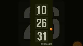 flip clock screensaver for mobilepc [upl. by Wehttan]