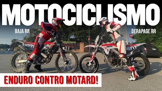 Meglio enduro o motard La sfida tra la Vent 125 Derapage RR e la Baja RR 2023 [upl. by Ahtiuqal]