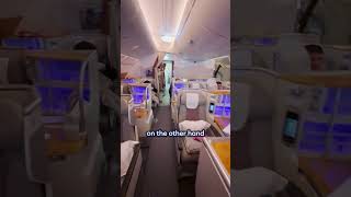 Emirates A380 vs 777 Business Class [upl. by Euqinue]