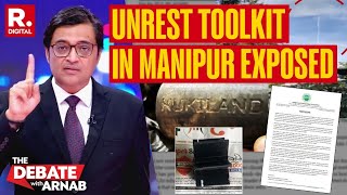 Manipur Drone AttackArnab Exposes China amp American Deep State’s Deliberate Attempt To Shake Manipur [upl. by Ydnac]