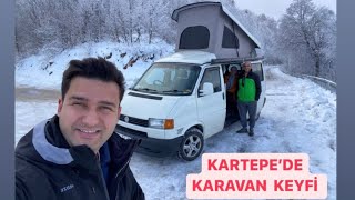 Karavan  Kartepe Keyfi  Kış Kampı  Karavan Hayatı [upl. by Casaleggio]