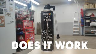 MOTIP Tyre Repair  Rengaskorjaus Spray [upl. by Reivazx500]