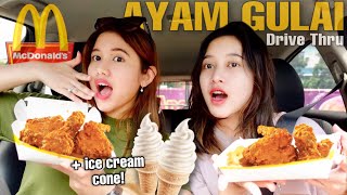 MCD GULAI TERBARU SHOCK SAMA RASANYA  DRIVE THRU ESKRIM Ft Aurelliaurel [upl. by Eenet]