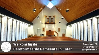 Gereformeerde Gemeente Enter  Ds J IJsselstein  Hooglied 4  Nabetrachting Heilig Avondmaal [upl. by Ayik]