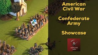 28mm American Civil War Confederate Wargaming Army  Showcase [upl. by Ramses536]