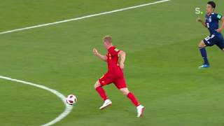 Belgium v Japan  The Best Counter Attack Ever TITANIC [upl. by Ciri]