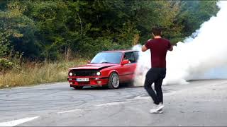 BMW E30 325i M50TUB25 BURNOUT [upl. by Danyluk]