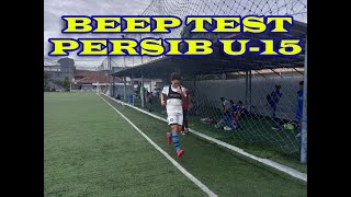 FULL VIDEO  Beep Test Akademi PERSIB Bandung U15 [upl. by Revilo]