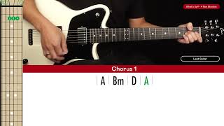 Whats Up Guitar Cover 4 Non Blondes 🎸Tabs  Chords [upl. by Cicely]