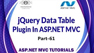 61  jQuery Data Table In ASPNET MVC  Adding jQuery Data Table In ASPNET MVC HindiUrdu [upl. by Atsillac]