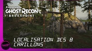 Ghost Recon Breakpoint2Tuto Localisation des 8 carillons [upl. by Tekcirk95]