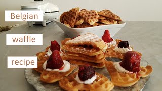 Belgian waffle recipe  Belgijske vafle [upl. by Charissa]