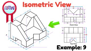 Mastering Isometric Views Engineering Drawing Tutorial for Beginners [upl. by Hauck]