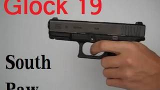 Glock 19  Left Handed Operation [upl. by Aznaed111]