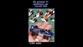 3D printed F1 car Tyrrell P34 half cut cowl Short [upl. by Eniaral443]