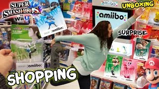 Amiibo Shopping w FGTEEV Mom amp Chase Surprise  Unboxing Super Smash Bros 4 WiiU  Wave 1 [upl. by Pros]