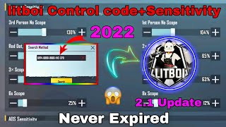 litboi yt 😈 Control CodeSensitivity in Bgmi By  Wizaro [upl. by Idnis1]