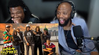 Pops Reacts To AMP FRESHMAN CYPHER 2024 [upl. by Atalayah]