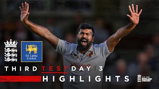 Kumaras 4Fer In 16 Wicket Day  Highlights  England v Sri Lanka Day 3  Rothesay Test 2024 [upl. by Euqirrne]