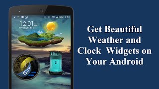 Get Beautiful Weather and Clock Widgets on Your Android  Guiding Tech [upl. by Asimaj]