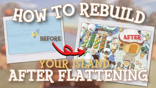 What to do AFTER you FLATTENED your island 🪓  5 TIPS FOR REBUILDING  Animal Crossing New Horizons [upl. by Akisey]