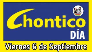 Resultado EL CHONTICO DIA Viernes 6 de Septiembre de 2024 [upl. by Lorsung]