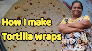 How I make Tortilla wrapsrotis for making delicious homemade chicken shawarma for supper 31072024 [upl. by Ingar]