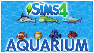 Custom Aquarium  Fishtank Tutorial in the Sims 4 🐟  shorts [upl. by Amjan]