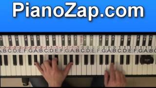 How To Play 4AM  Melanie Fiona On Piano Tutorial [upl. by Erikson]