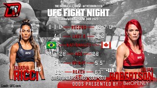 Tabatha Ricci vs Gillian Robertson UFC Jacksonville Fight Breakdown [upl. by Tera347]