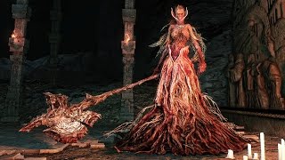 Dark Souls 2 Elana Boss Fight 4K 60fps [upl. by Annairam]