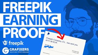 FREEPIK EARNING PROOF  freepik withdraw  freepik cashout [upl. by Zetram727]